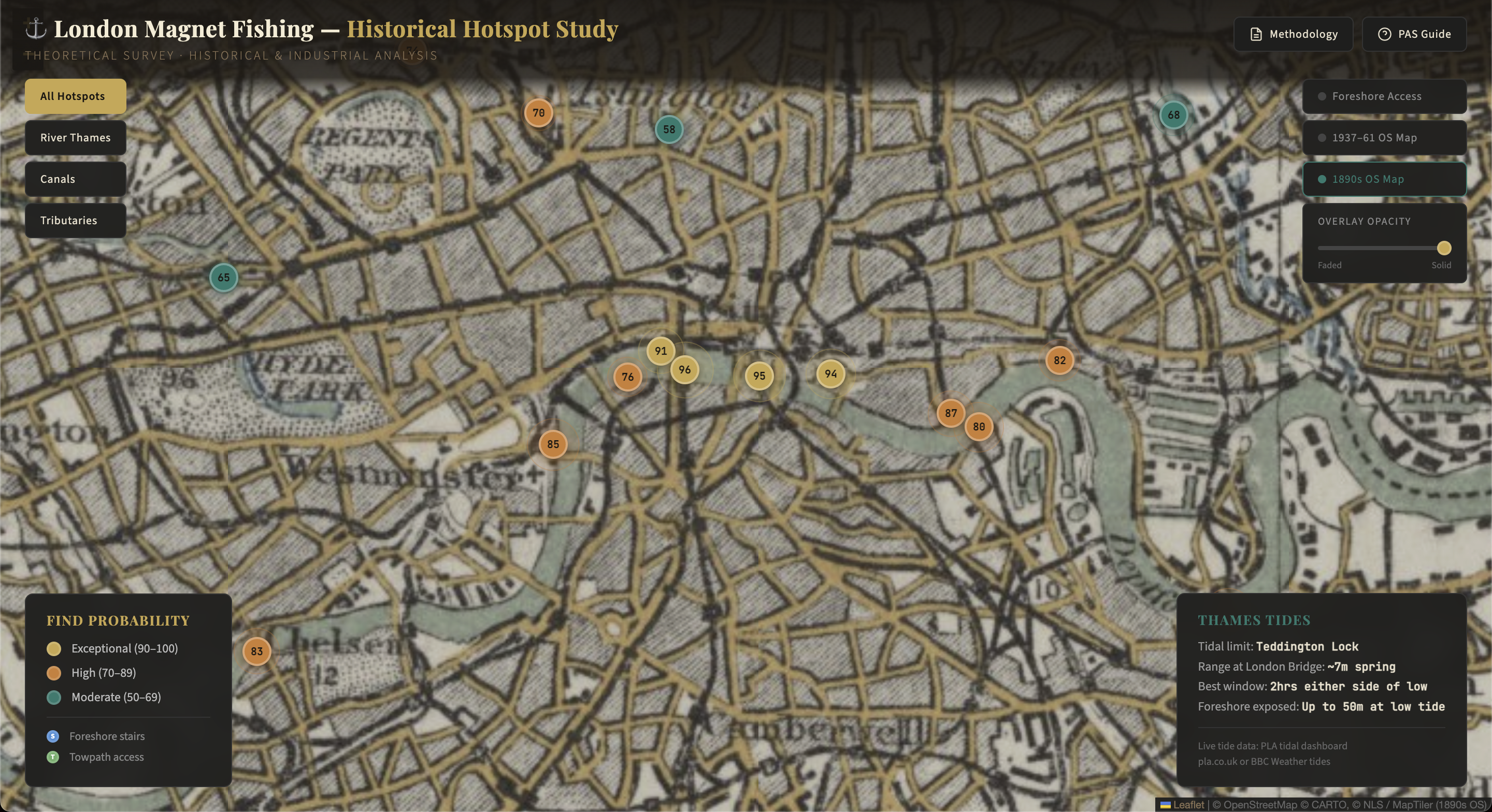 1890s Historic Map Overlay